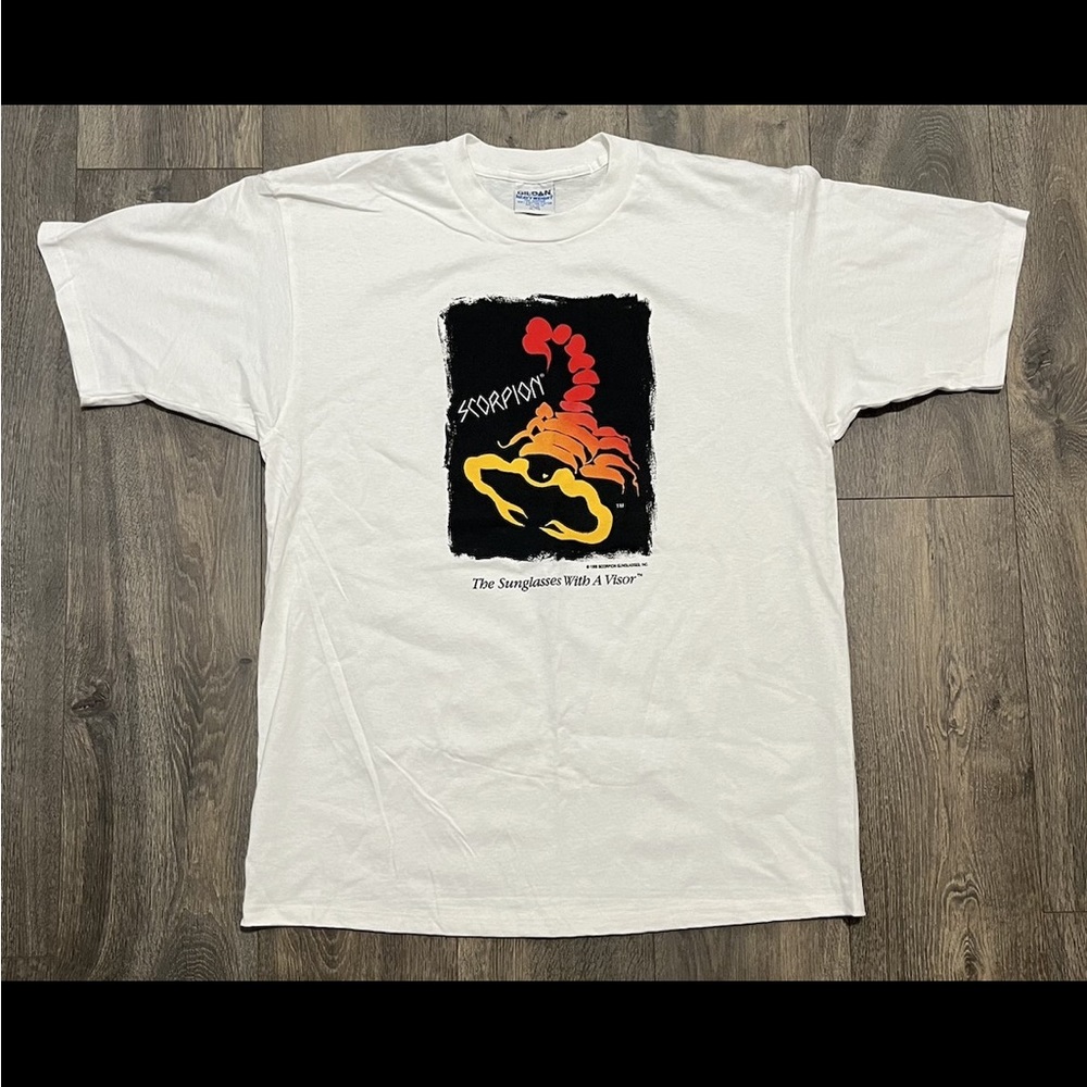 Vintage 1995 Scorpion Sunglasses Promo Tee